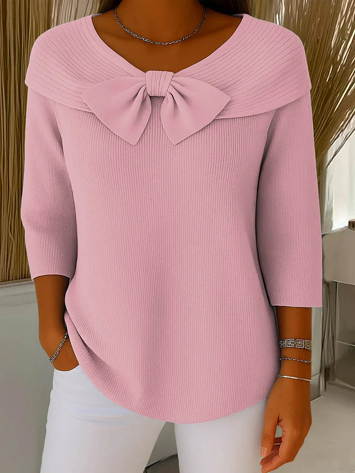 FLEUR | Elegant Top with Bow and Perfect Fit