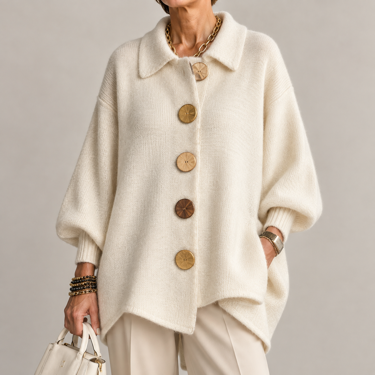 Ardelle™ | Oversized Collared Cardigan