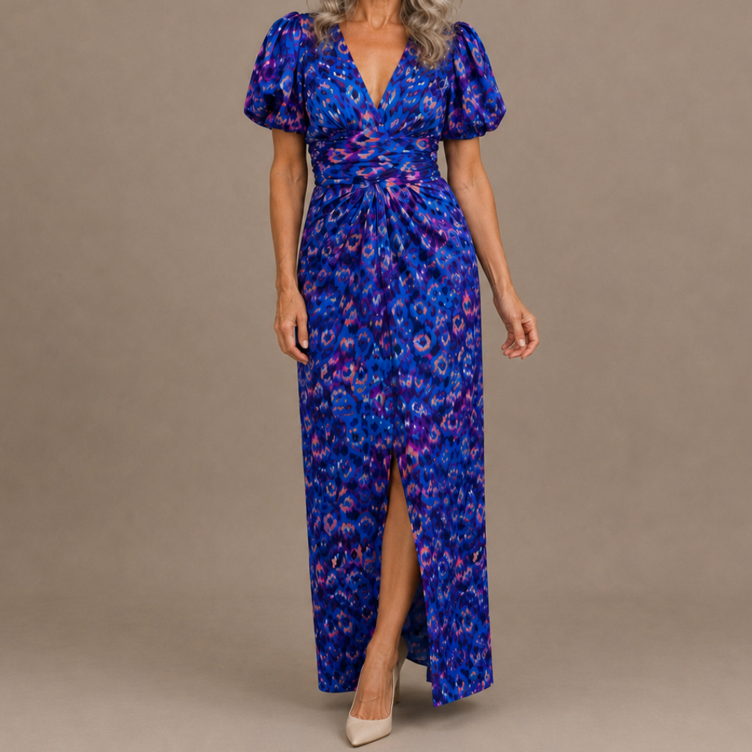 Kate | Elegant Dress with Pleated Sleeves