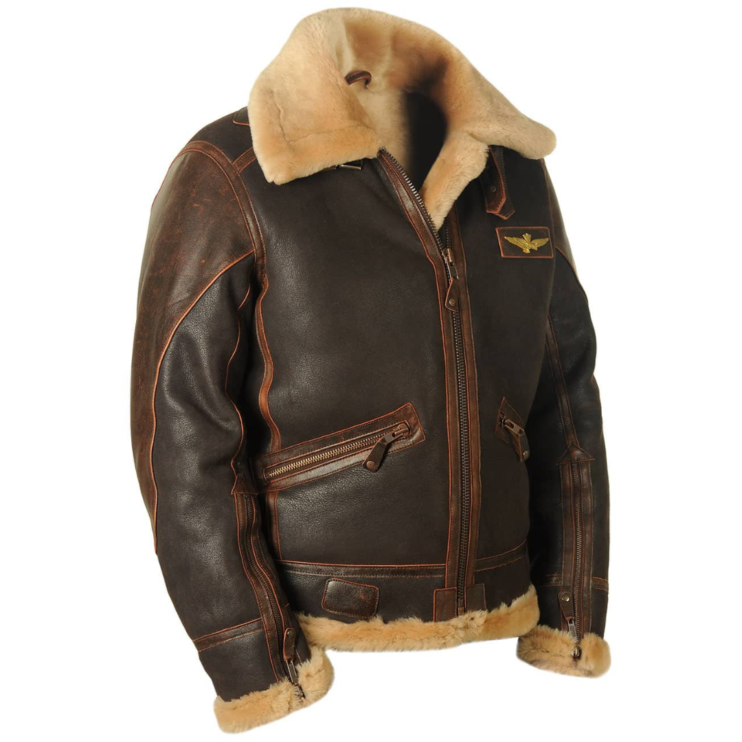WALKER | Shearling-Lined Jacket with Rugged Finish