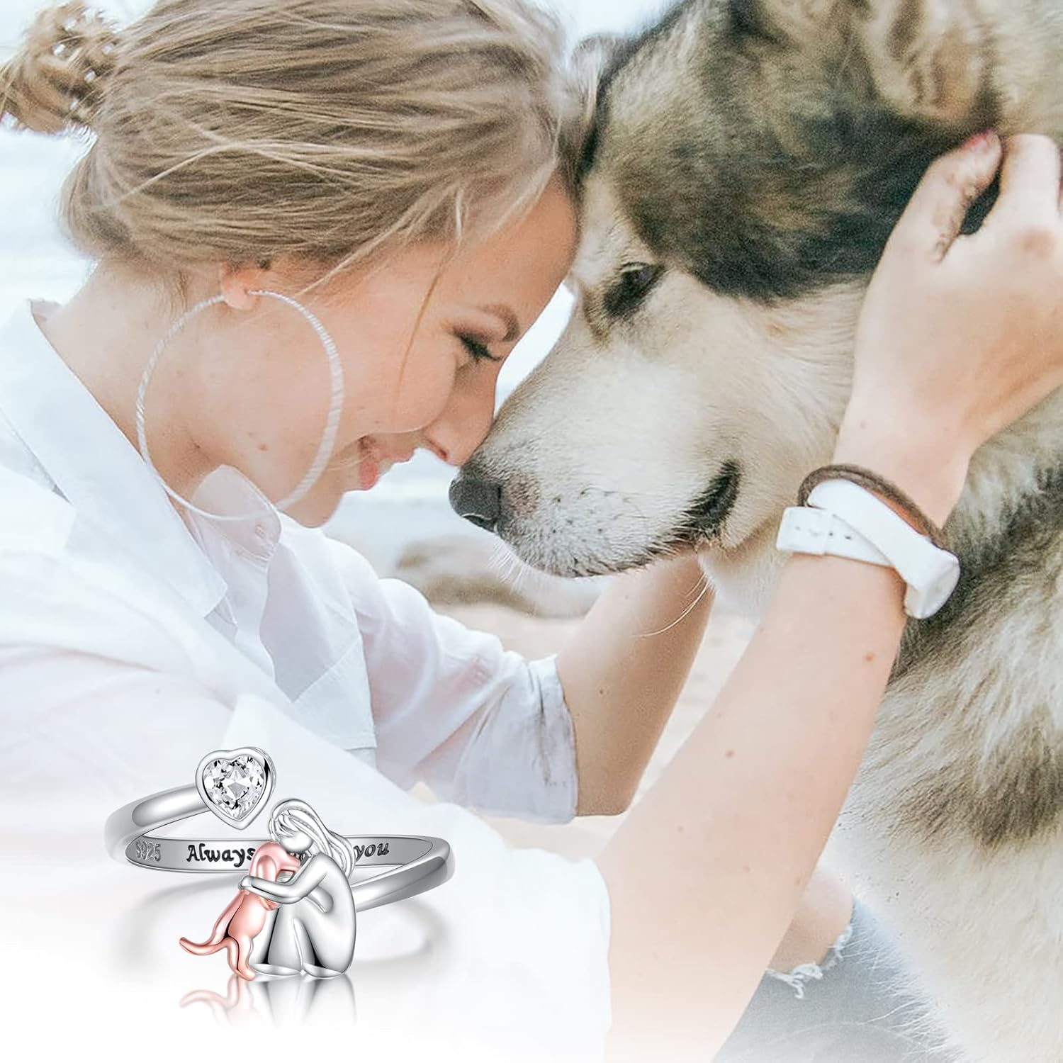 Adjustable Ring – “Always in My Heart”