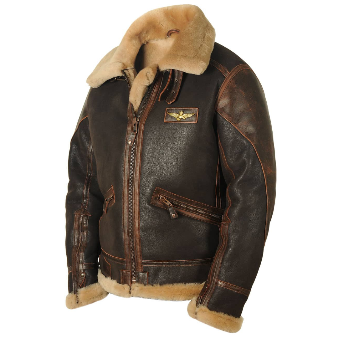 WALKER | Shearling-Lined Jacket with Rugged Finish