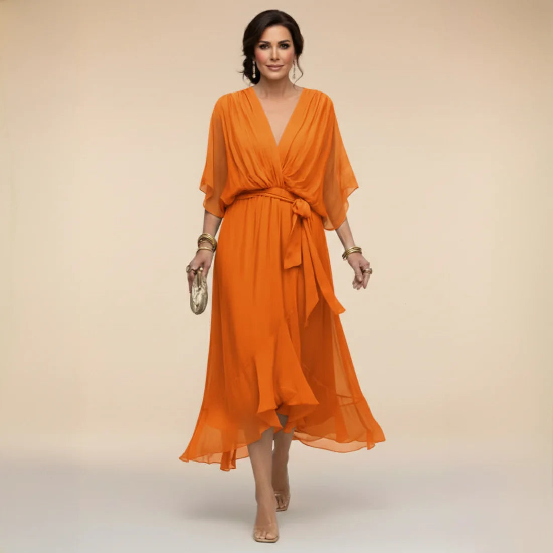 Monica | V-neck dress