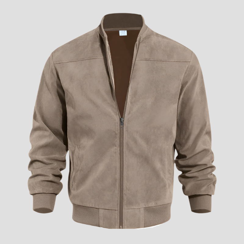 Richard™ | Vintage Suede-Look Bomber Jacket