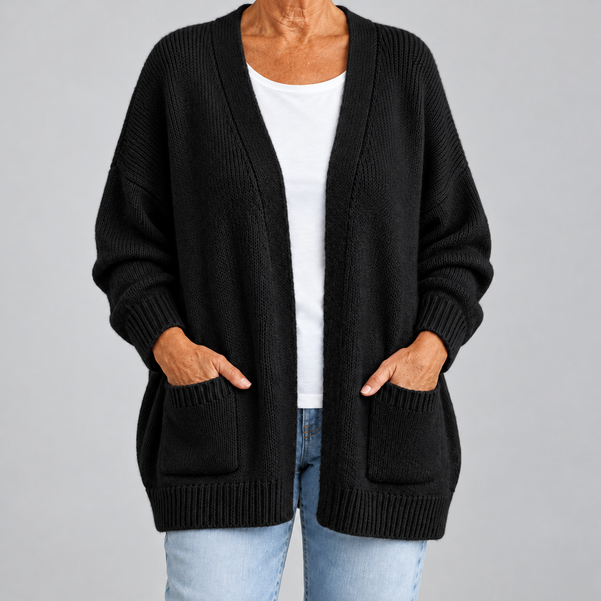 Marta | Open Cardigan with Pockets