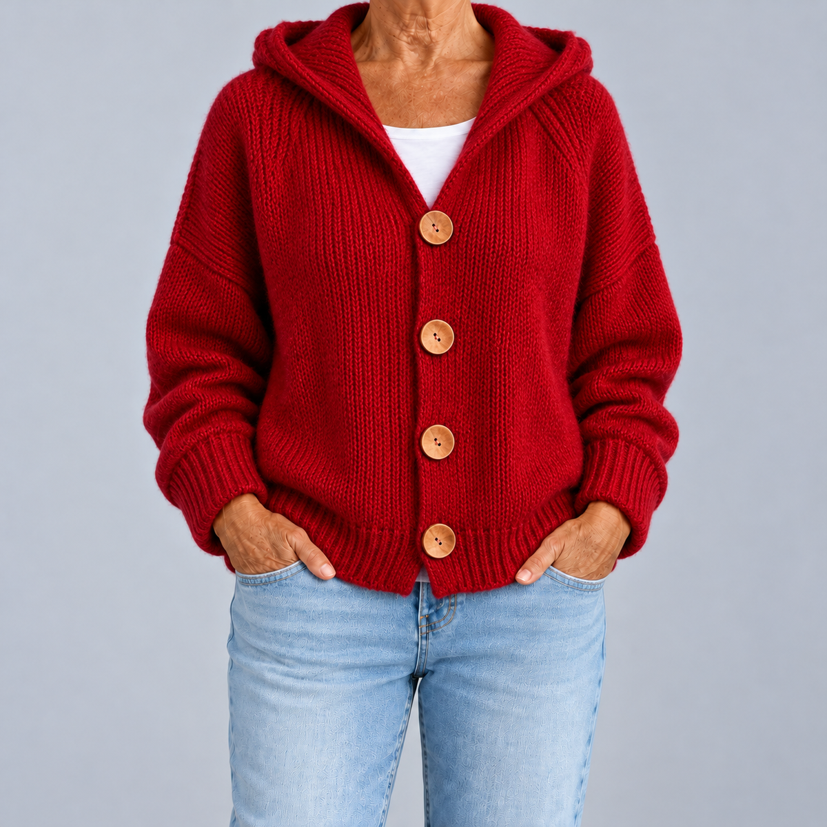 Beatrice | Oversized Hooded Cardigan