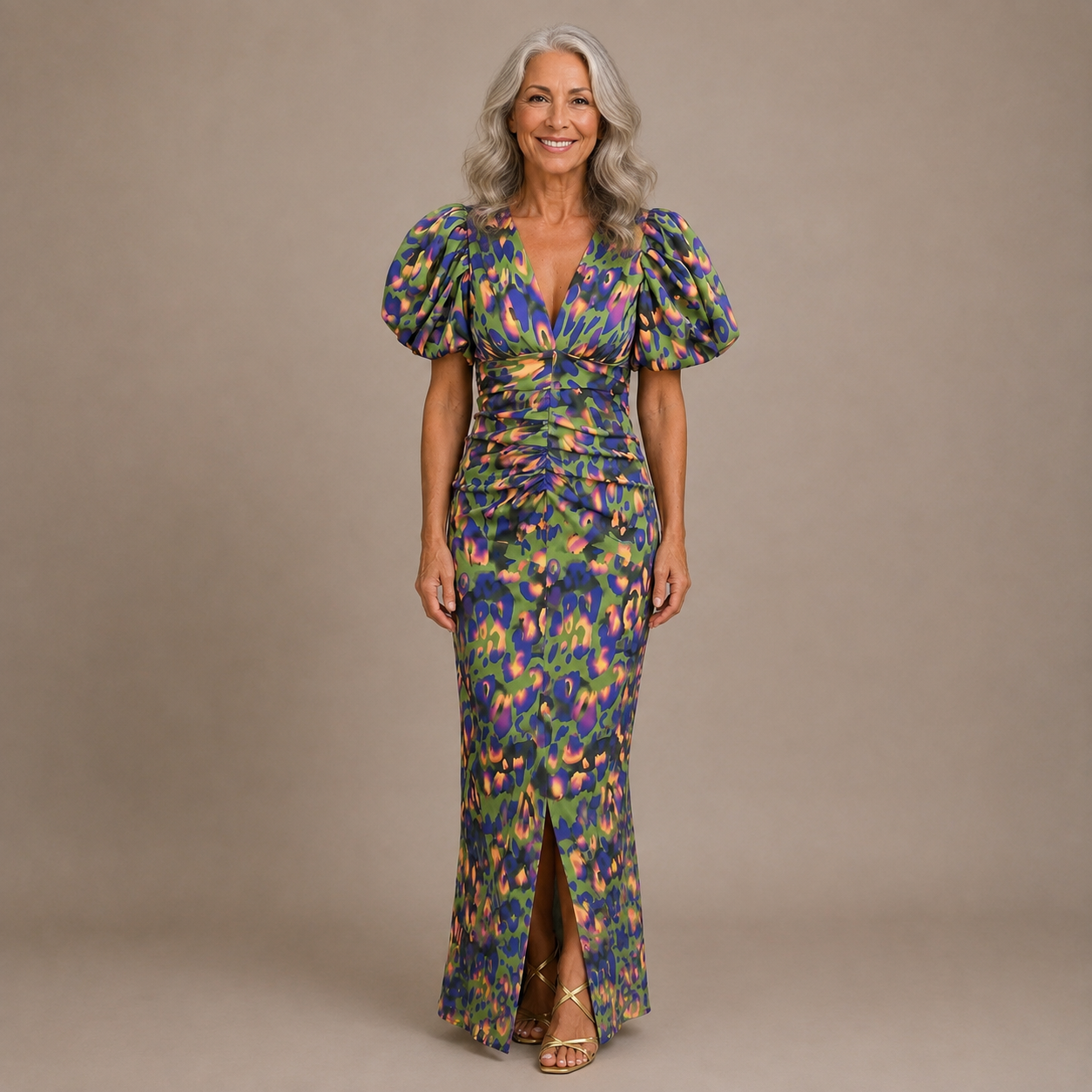 Kate | Elegant Dress with Pleated Sleeves