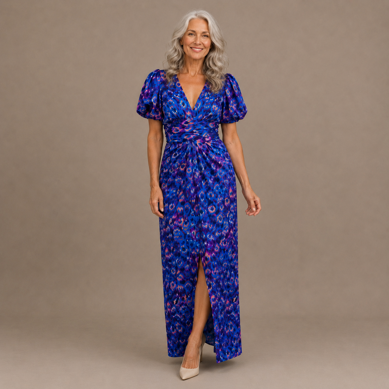 Kate | Elegant Dress with Pleated Sleeves