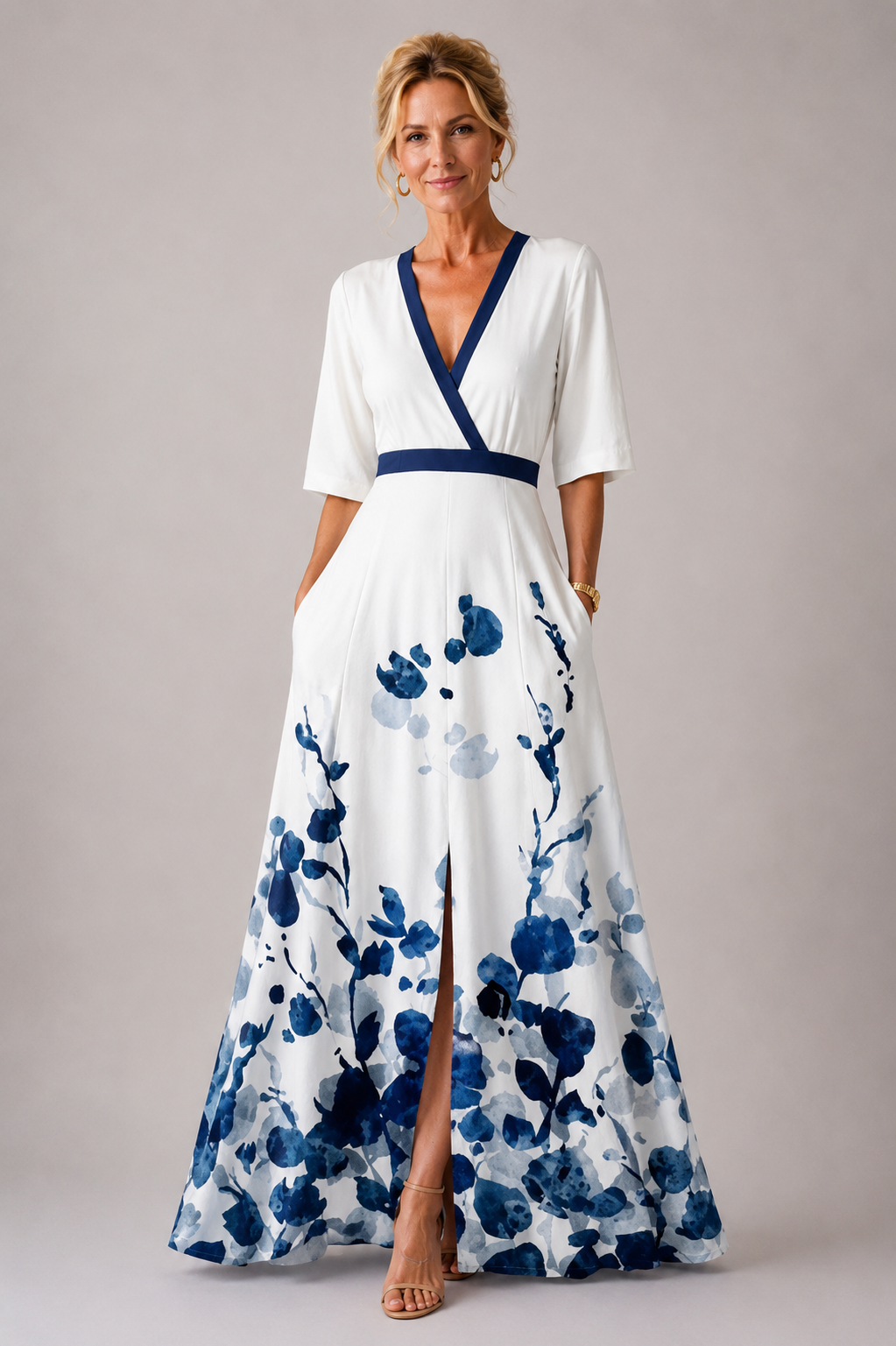 Sabina | Refined Dress with Floral Print