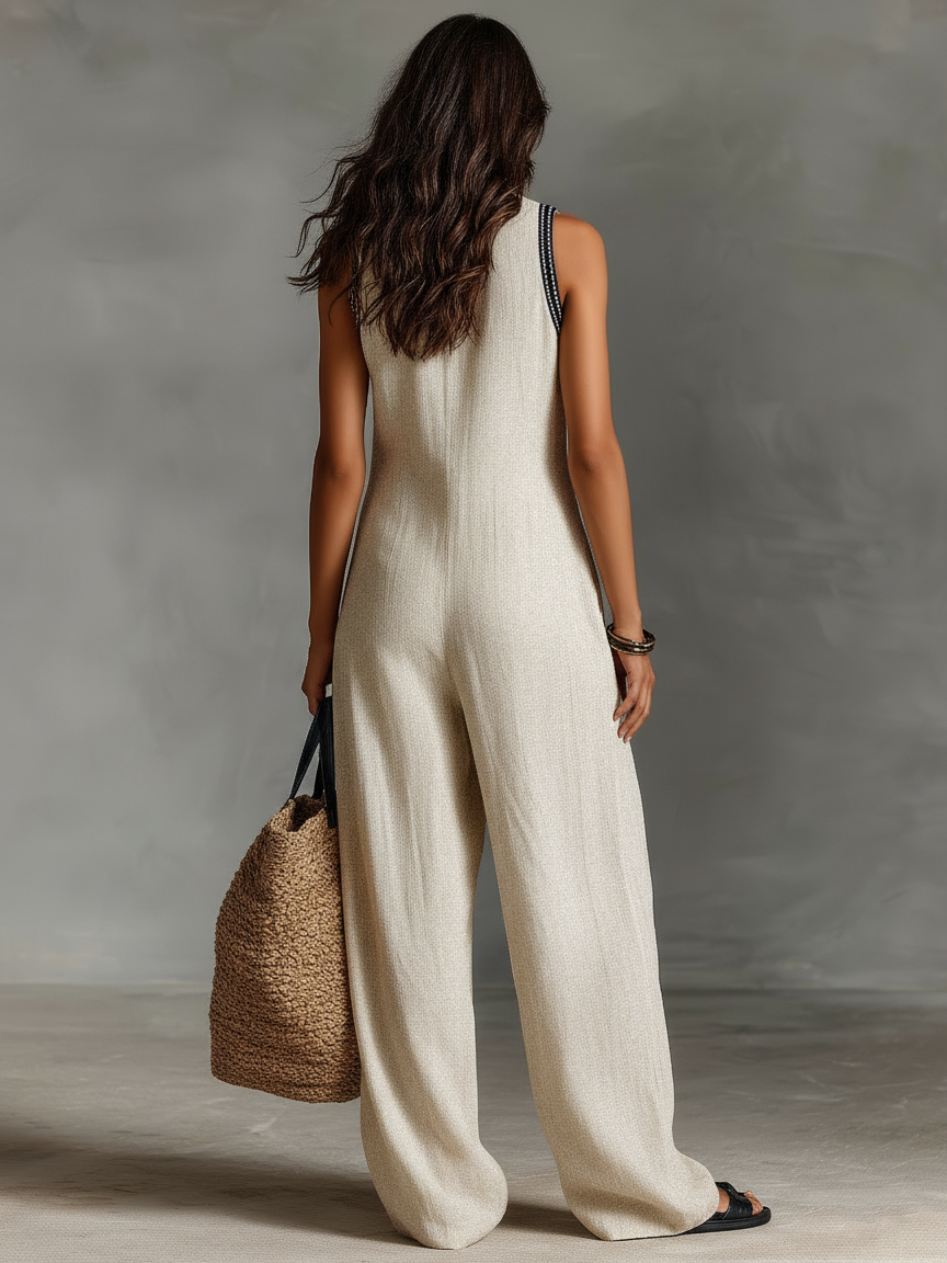 WREN | Wide-Leg Boho Jumpsuit with Effortless Comfort