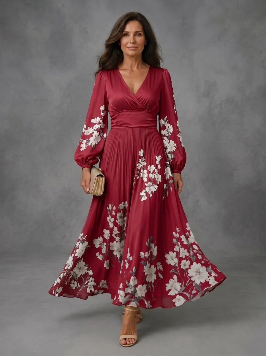 Mathilda | Floral Chiffon Dress