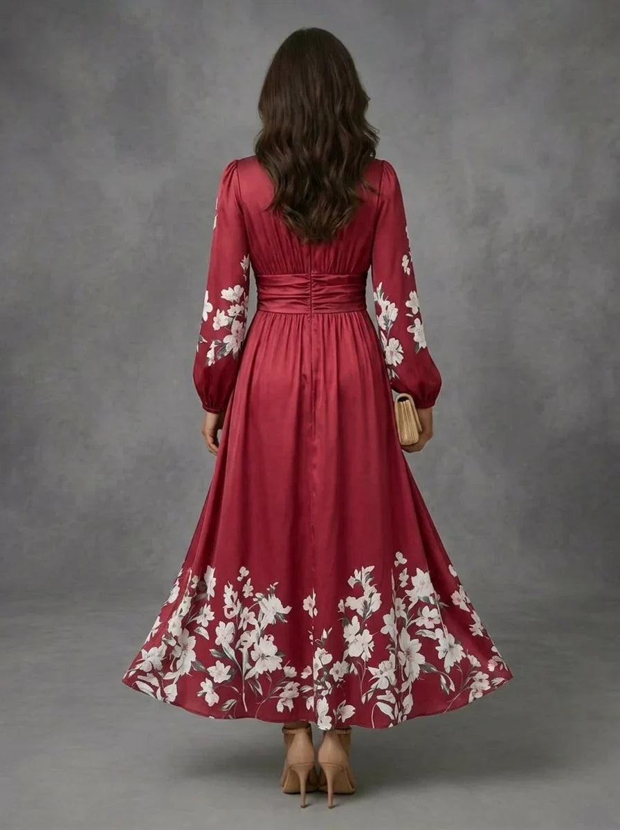 Mathilda | Floral Chiffon Dress