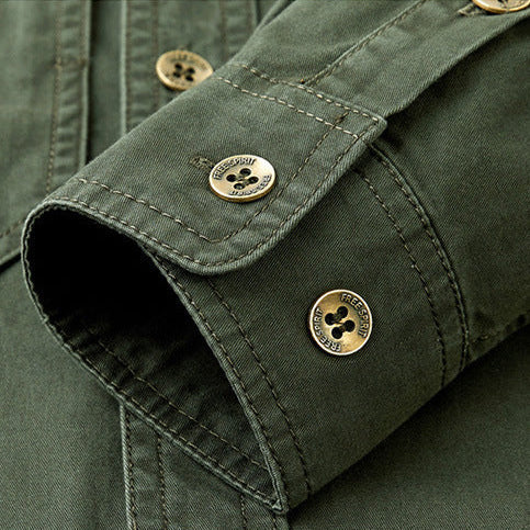 EASTON | Utility Overshirt with Dual Chest Pockets
