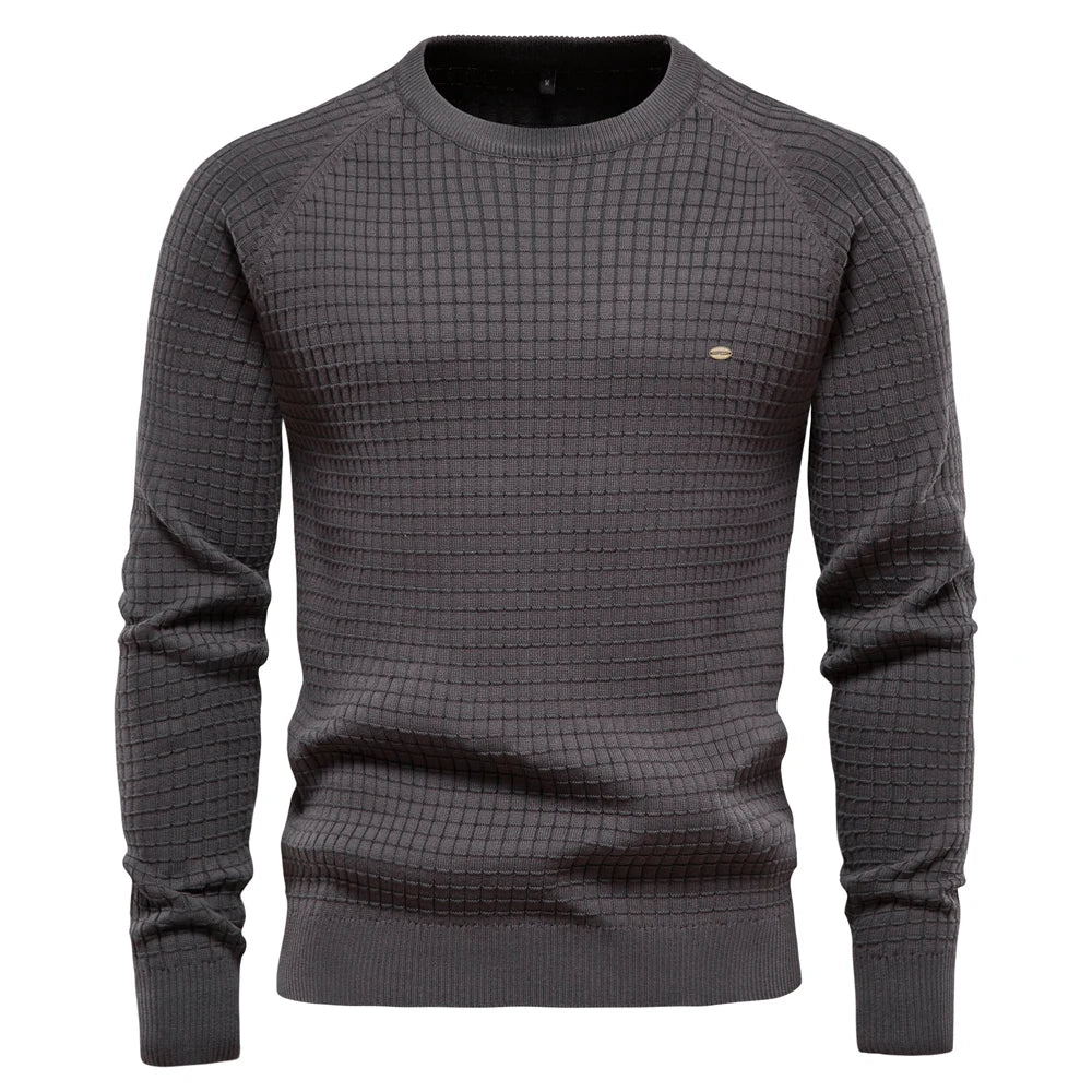 Koelman | Men's Sweater with Check Pattern