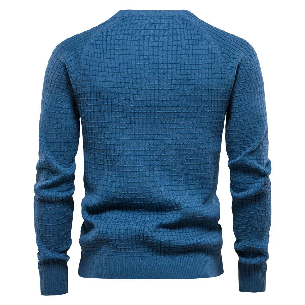 Koelman | Men's Sweater with Check Pattern