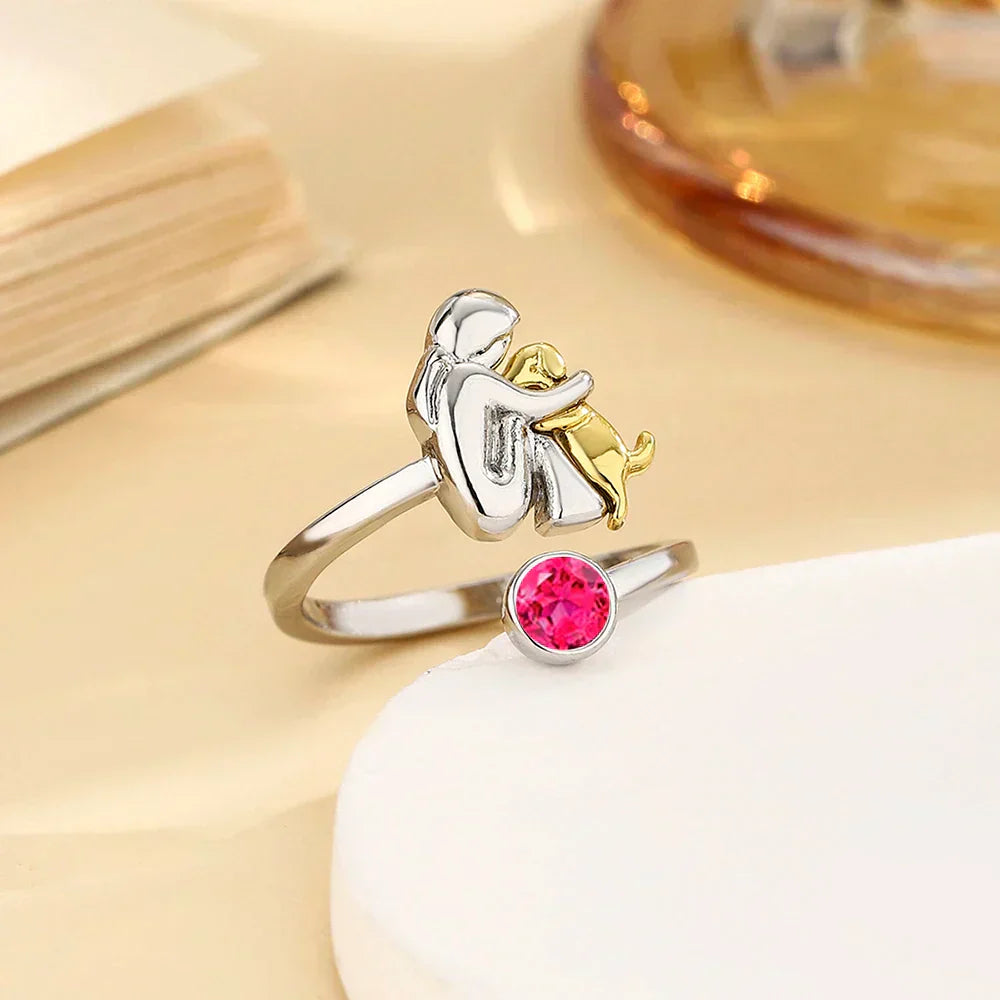 Roos™ - Ring with Dog Icon