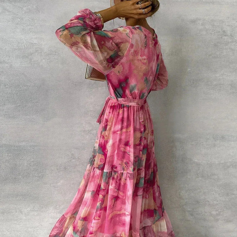 Willow | Flowing Floral Maxi Dress