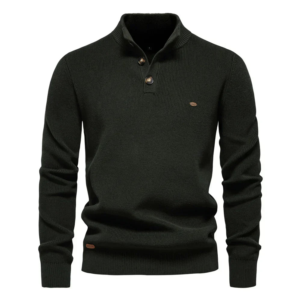 Koelman | Men's Sweater with Button Design