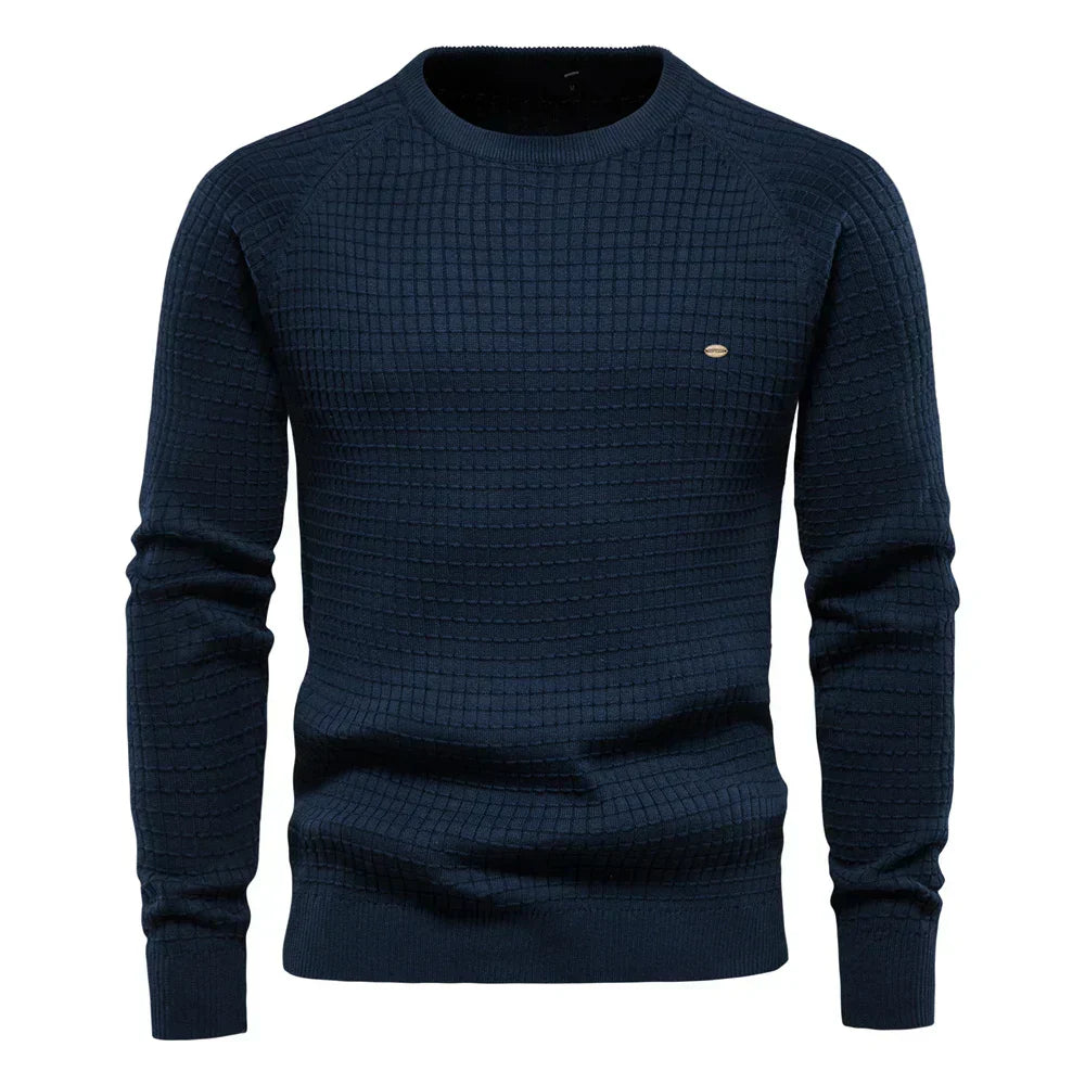 Koelman | Men's Sweater with Check Pattern