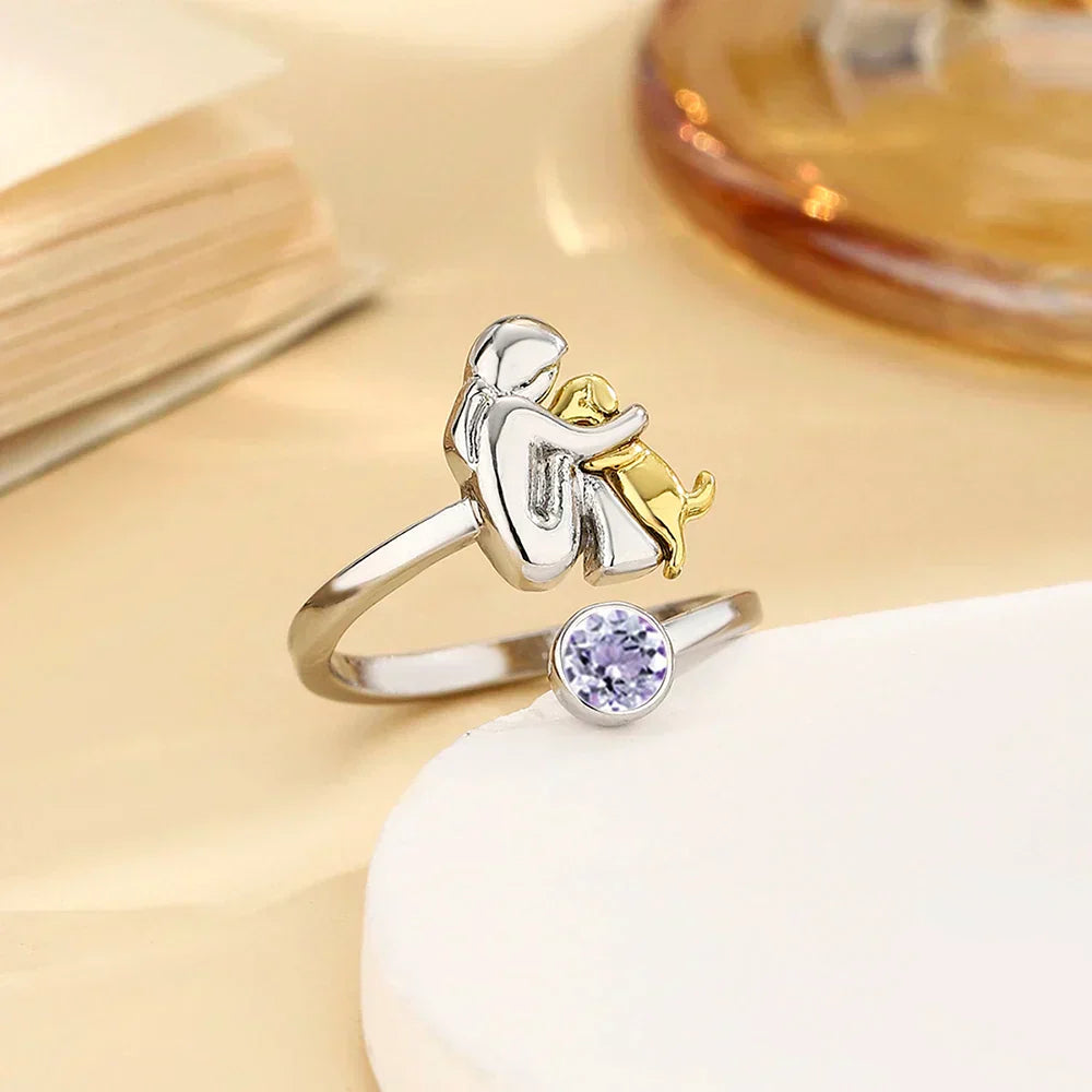 Roos™ - Ring with Dog Icon