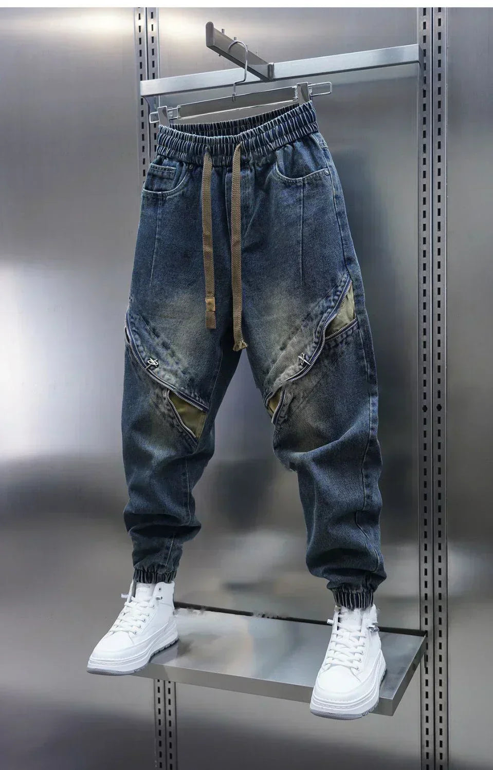 Laurent™ | Baggy Jeans with Waistband