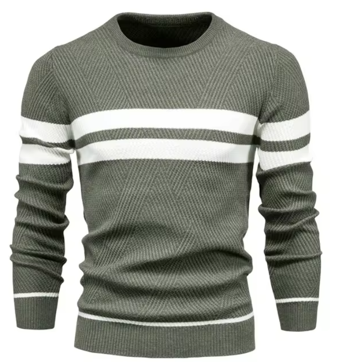 Koelman | Stylish men's pullover with herringbone pattern