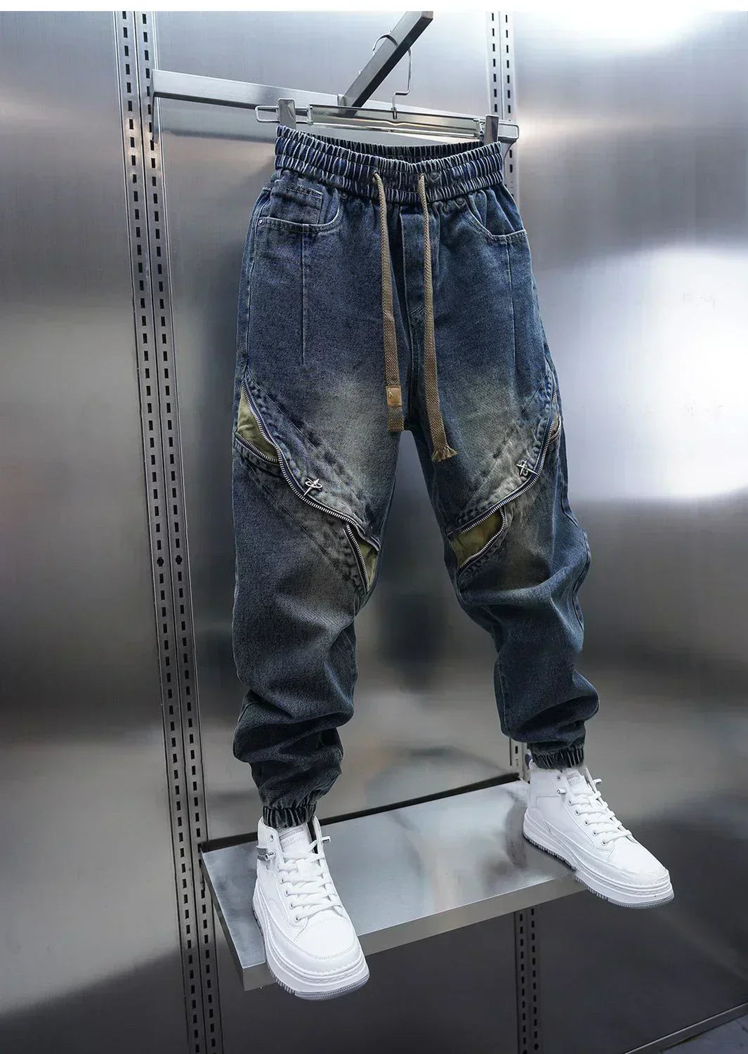 Laurent™ | Baggy Jeans with Waistband