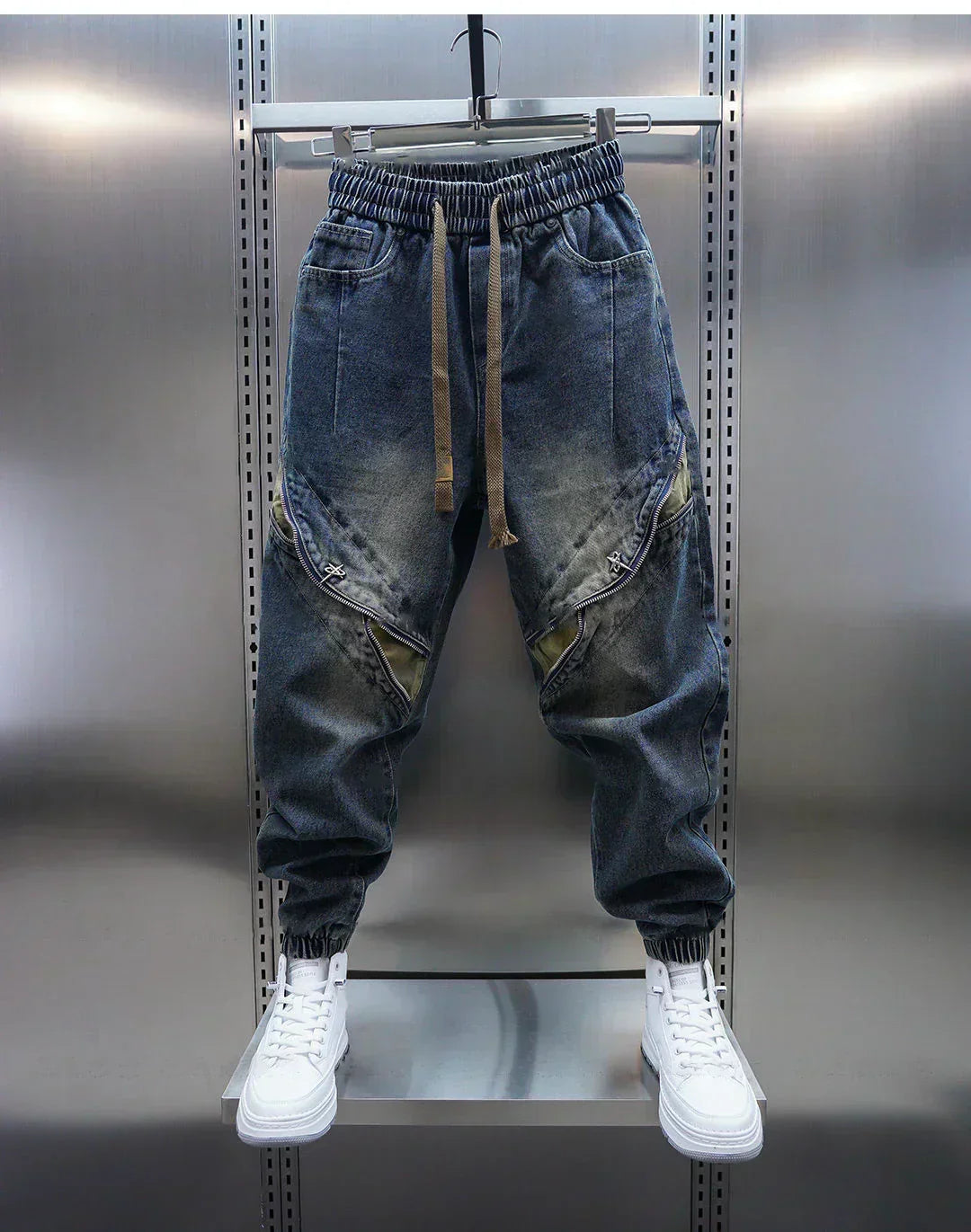 Laurent™ | Baggy Jeans with Waistband