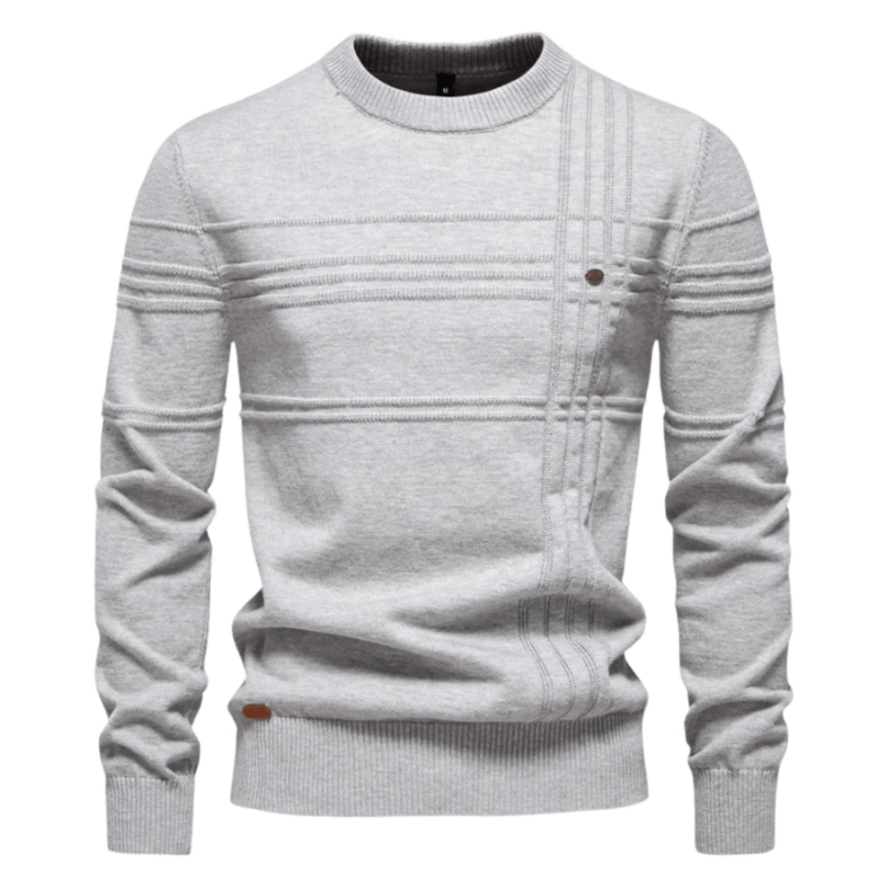 Burkhard | Stylish Men's Sweater with Check Design