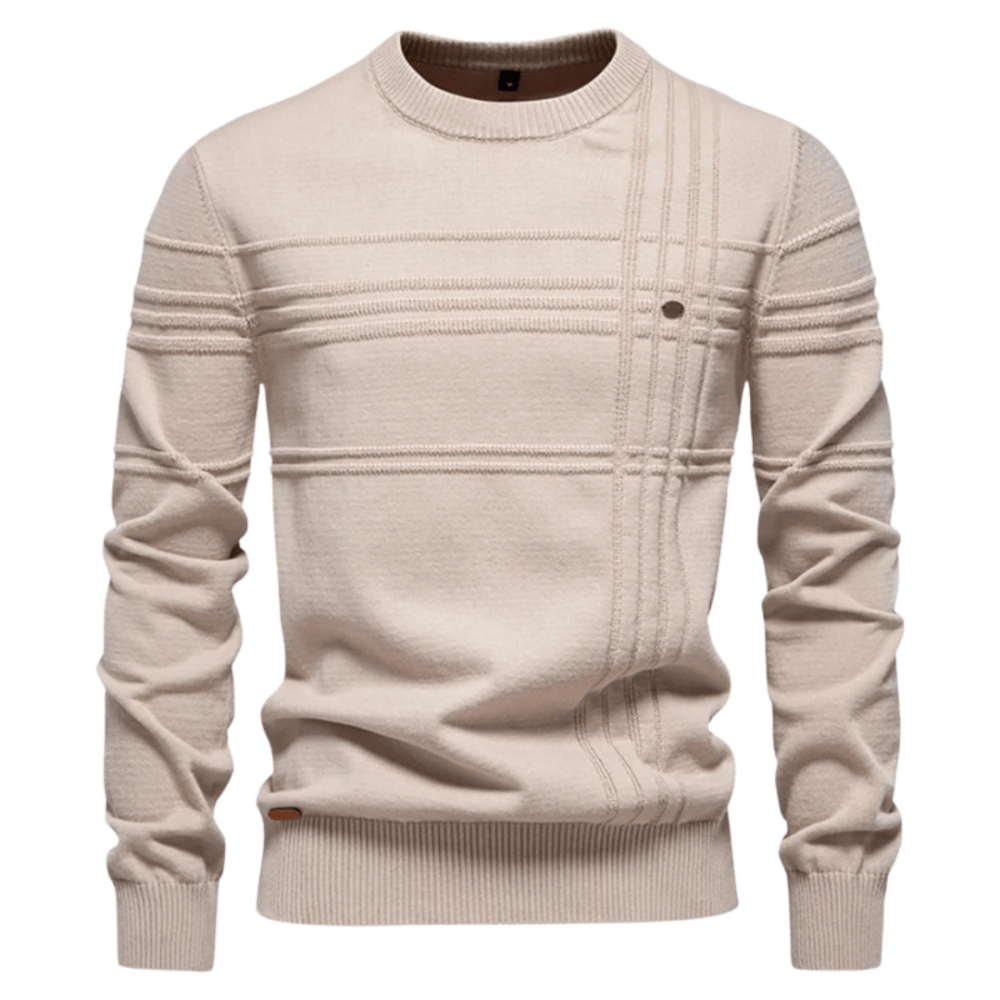 Burkhard | Stylish Men's Sweater with Check Design