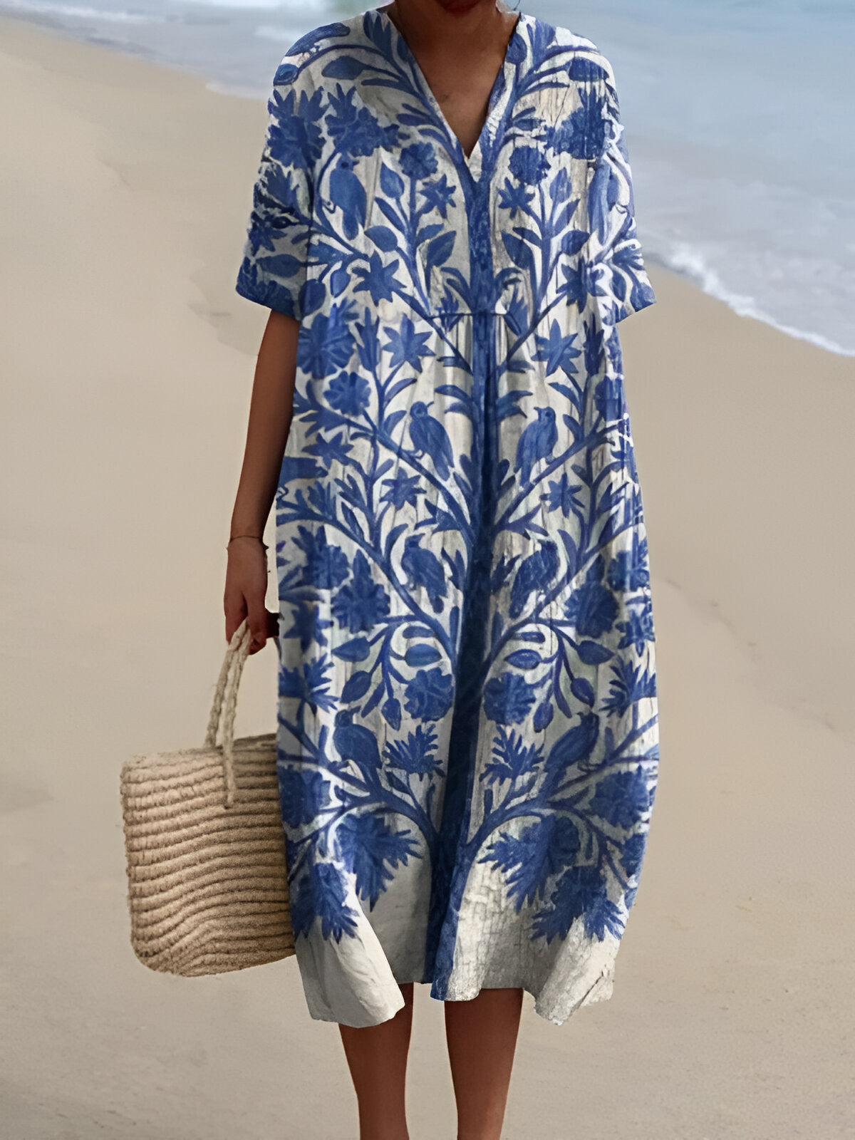 Fenna™ - Summer Breeze Printed Dress
