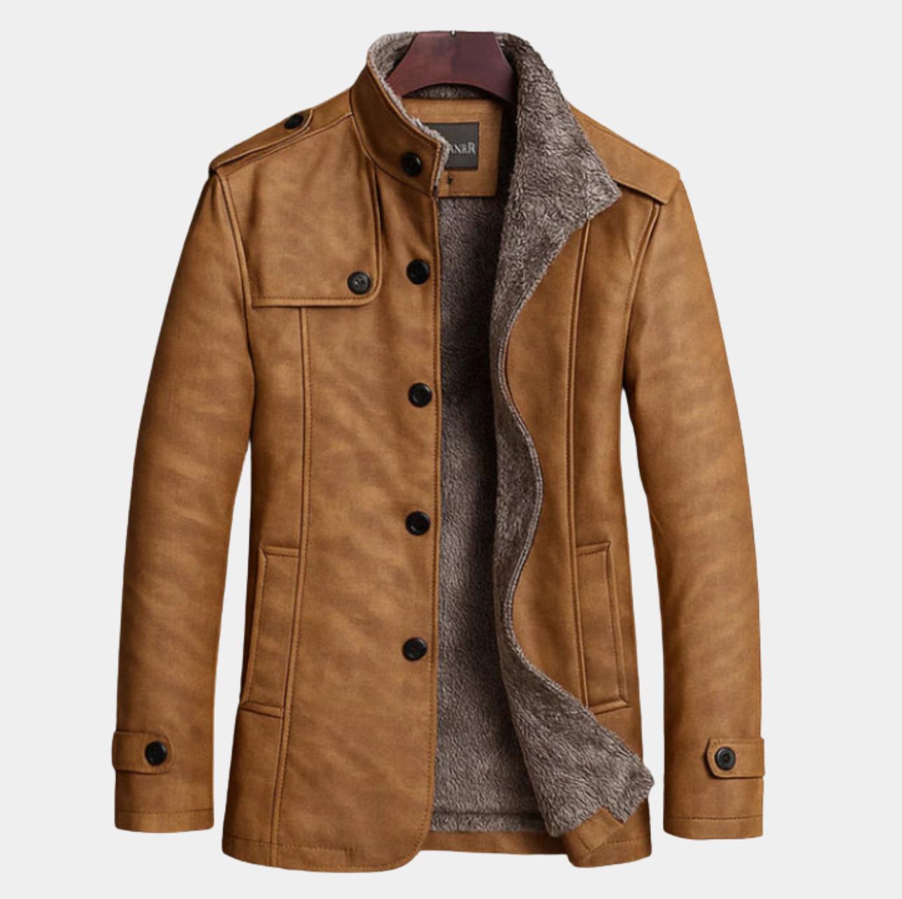 DAAN™ | Elegant Men's Coat with Timeless Warmth and Refined Style