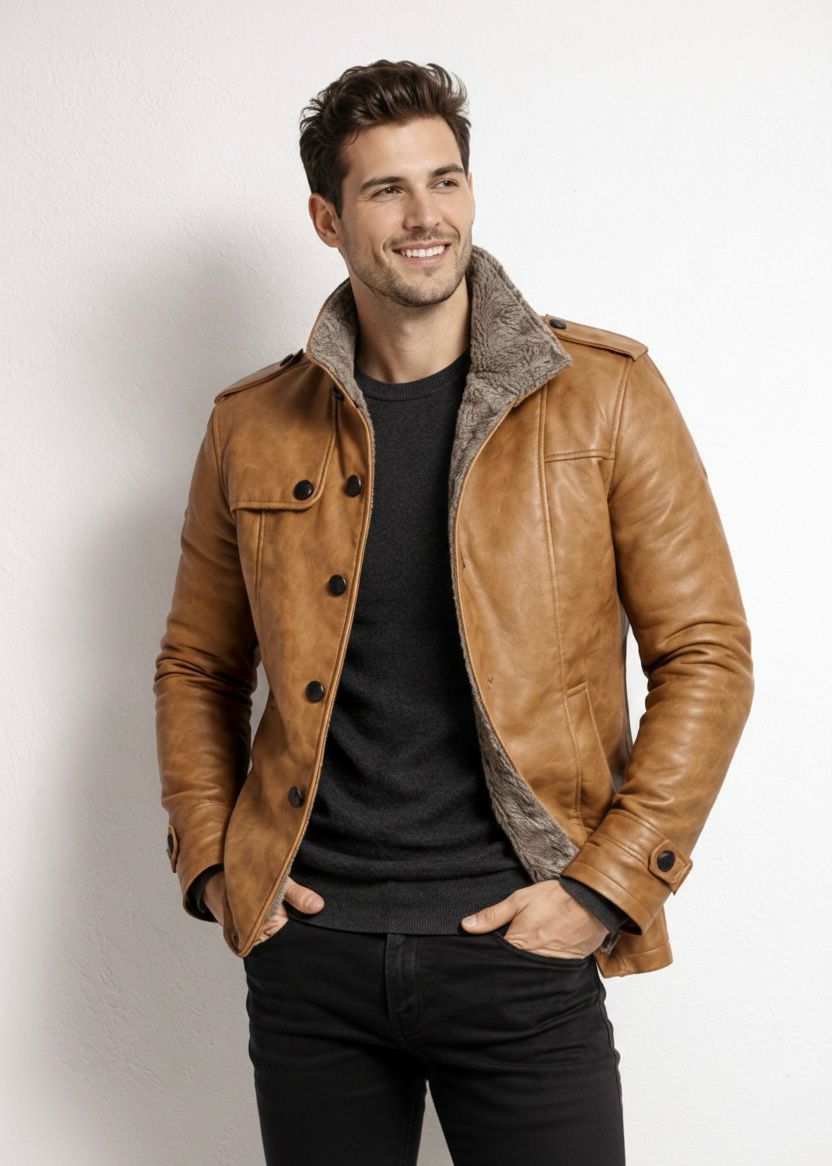 DAAN™ | Elegant Men's Coat with Timeless Warmth and Refined Style