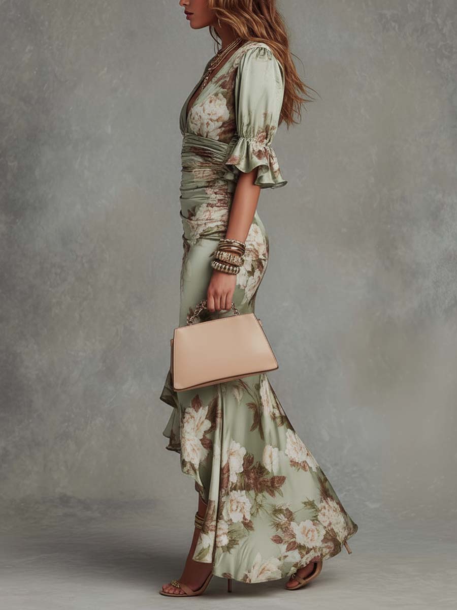 Denise™ | Elegant Floral Maxi Dress
