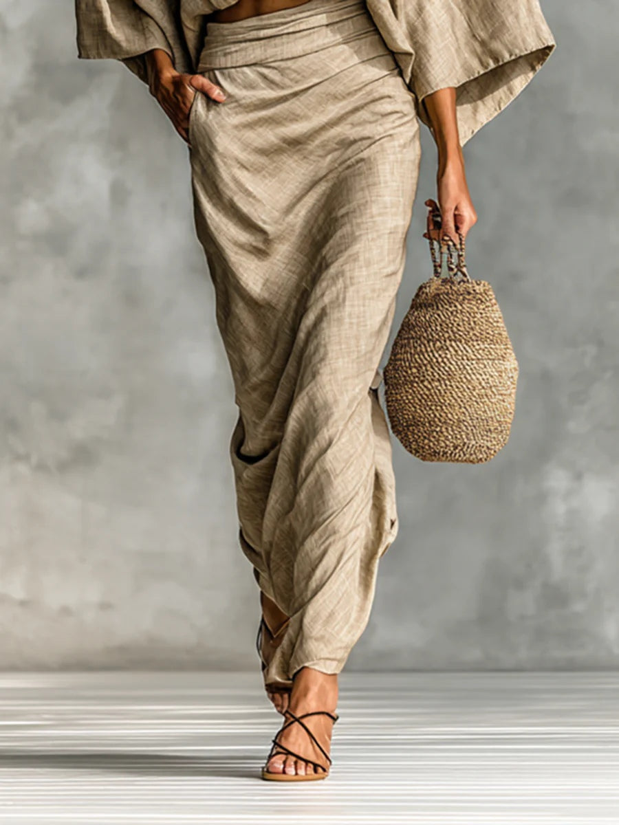 NOVA | Effortless Batwing Set for Sophisticated Comfort and Coastal Style