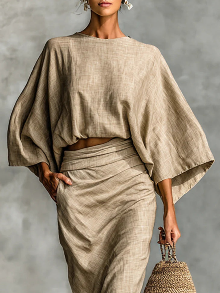 July || 2-Piece Set with Skirt