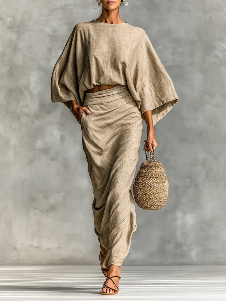 July || 2-Piece Set with Skirt