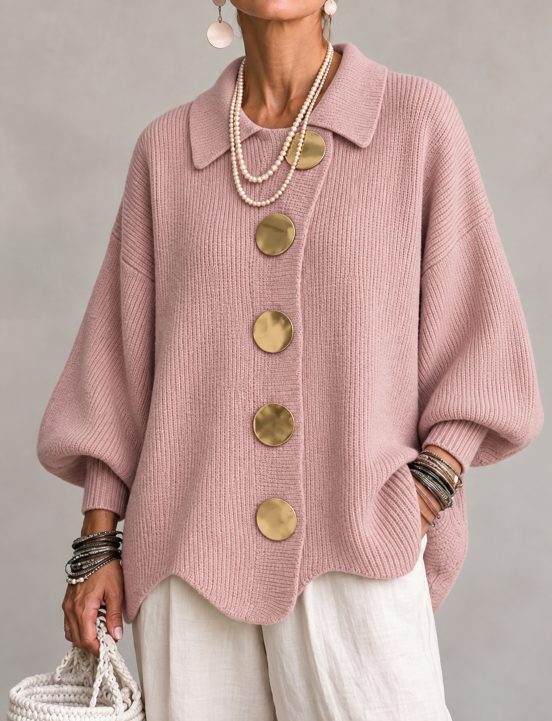 Ardelle™ | Oversized Collared Cardigan