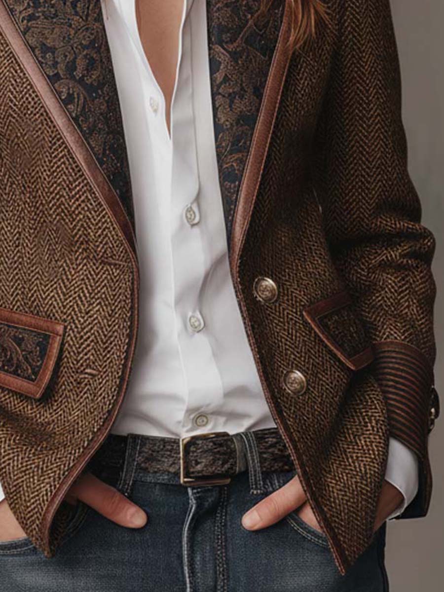 Gisèle | Blazer with Chevron Insets