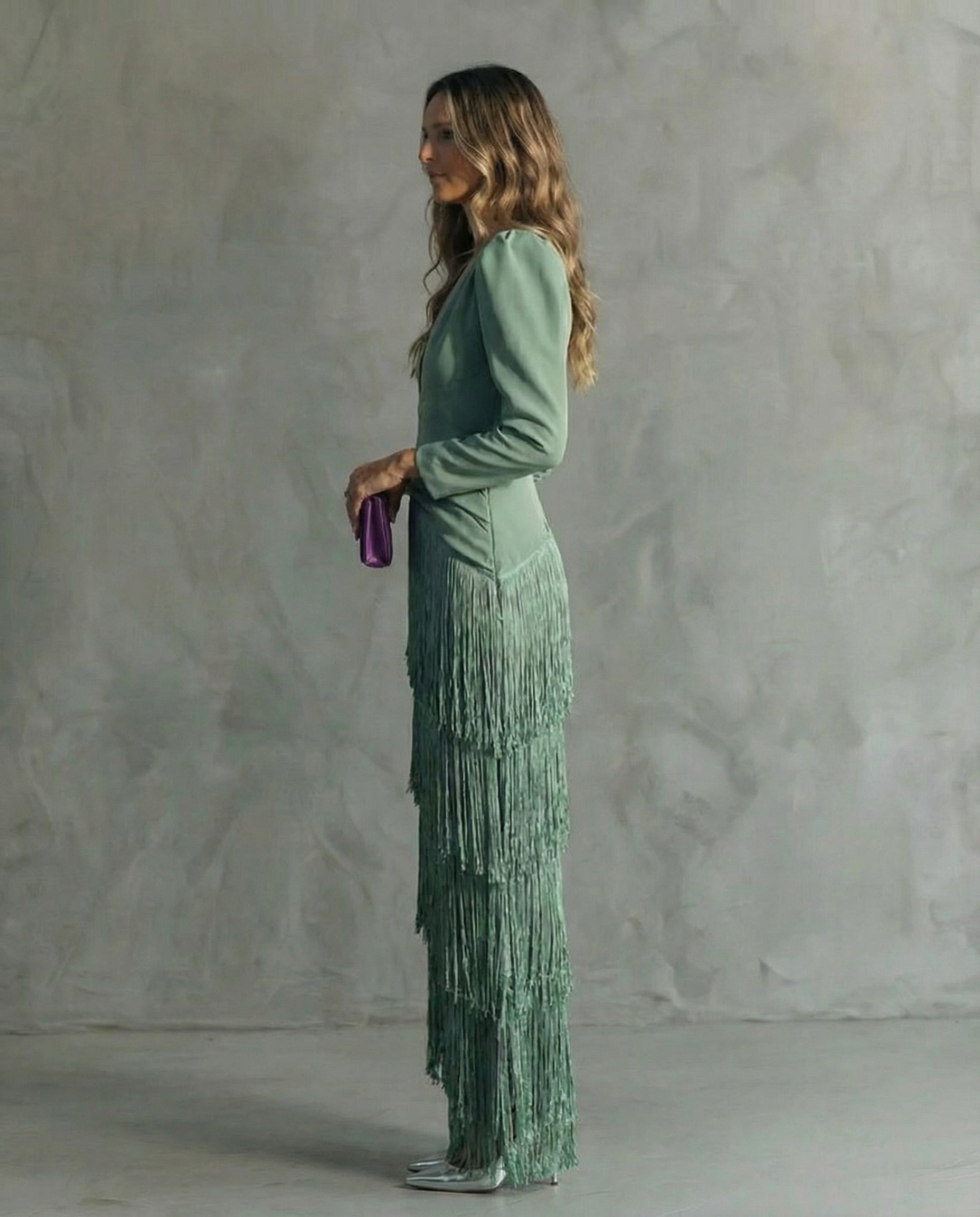 Vivienne™ | Elegant Fringe Evening Dress