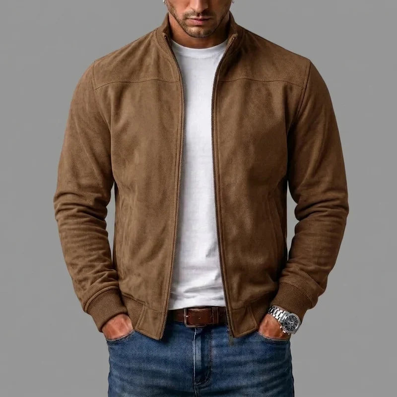 Corrado | Suede Bomber