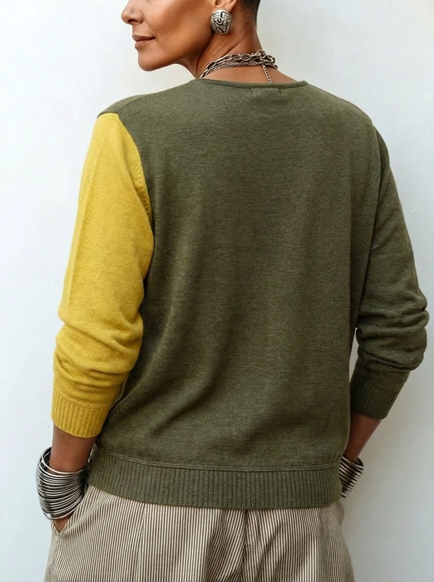 PIPER | Asymmetric Button-Front Knit Sweater for Fall Layering