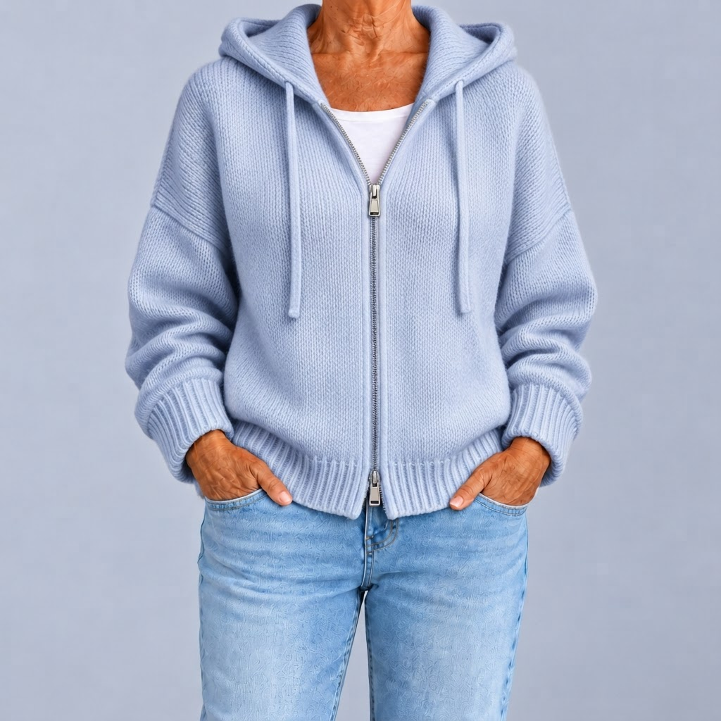 Camilla | Zip-Up Hoodie Cardigan