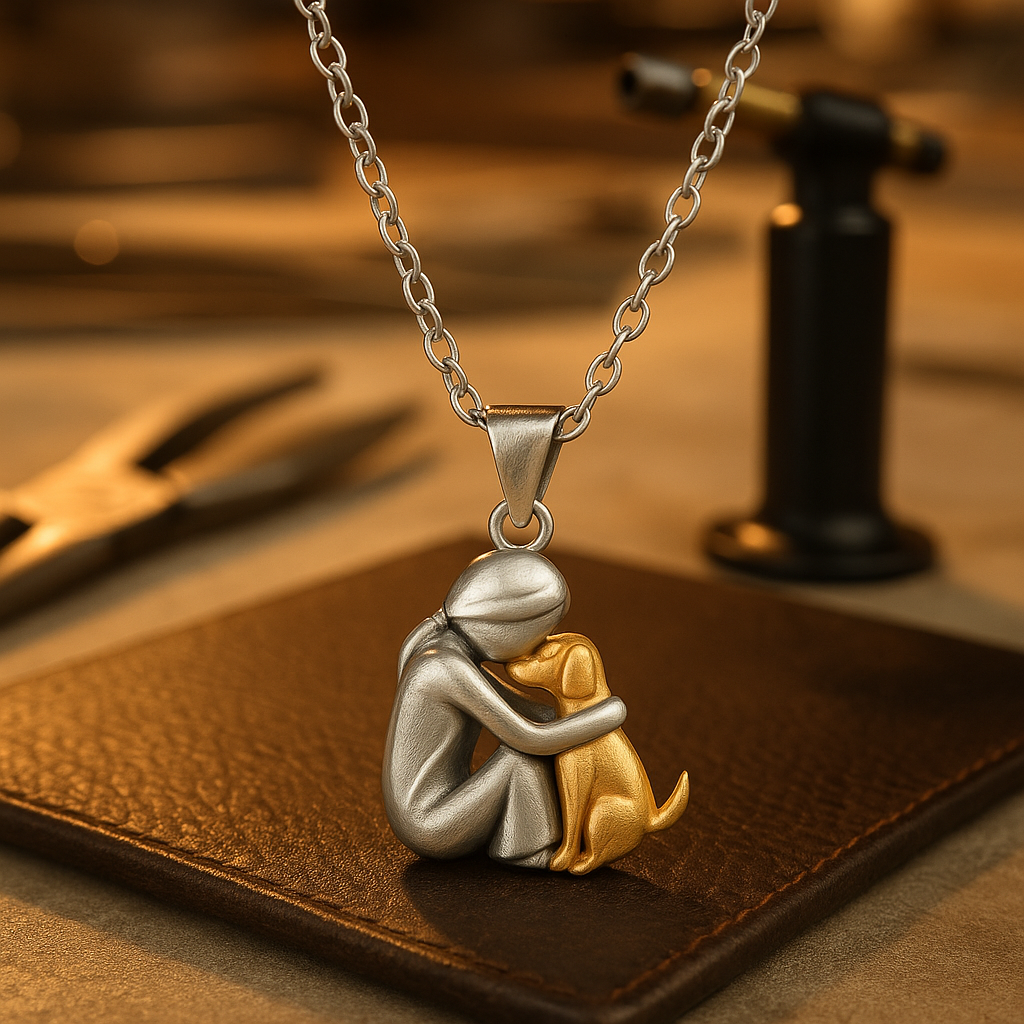 Necklace with Hug Pendant