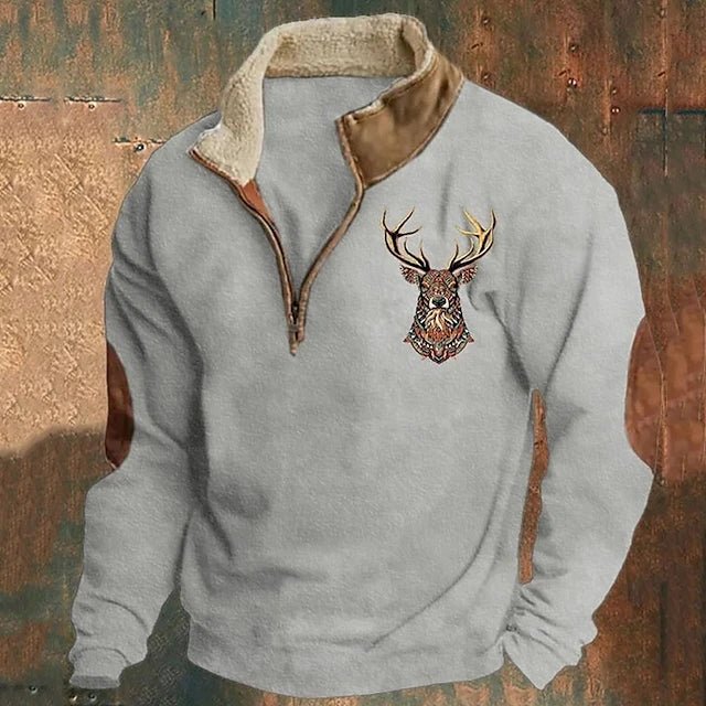 Hunter | Elegant and warm pullover with zip collar