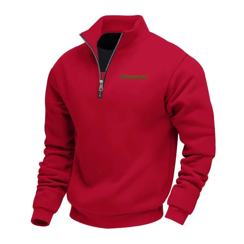 Men's Zip-Up Sweater for Designer Clothes for Men and Stylish Everyday Wear