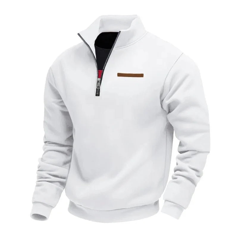 Men's Zip-Up Sweater for Designer Clothes for Men and Stylish Everyday Wear