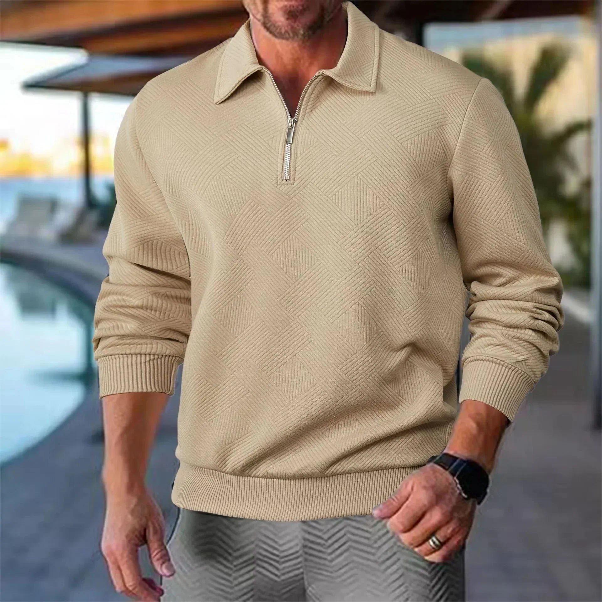 MILO | Elegant and Comfortable Jacquard Sweater