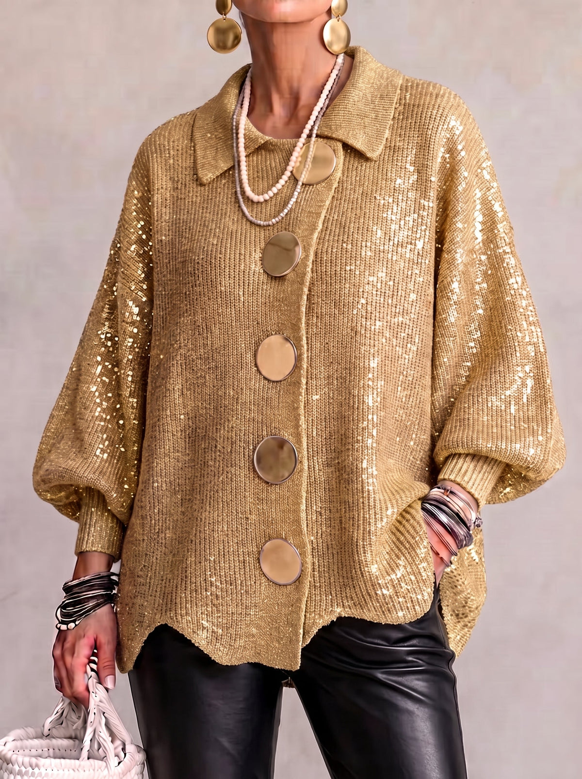 Ardelle™ | Oversized Collared Cardigan