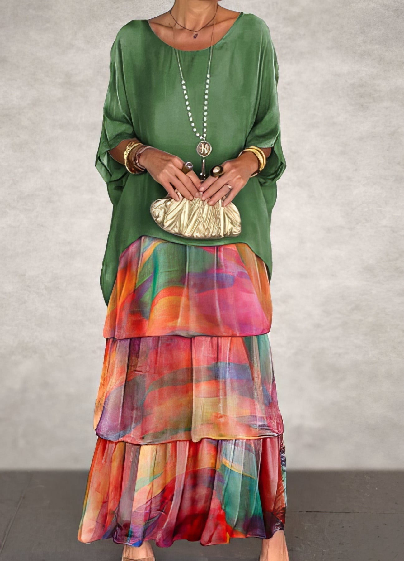 Caroline | Elegant Maxi Dress Comfortable for All Occasions